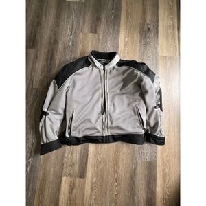 Tour Master Flex Series 2‎ Jacket Mens 3XL Grey Black Good Mesh Motorcycle